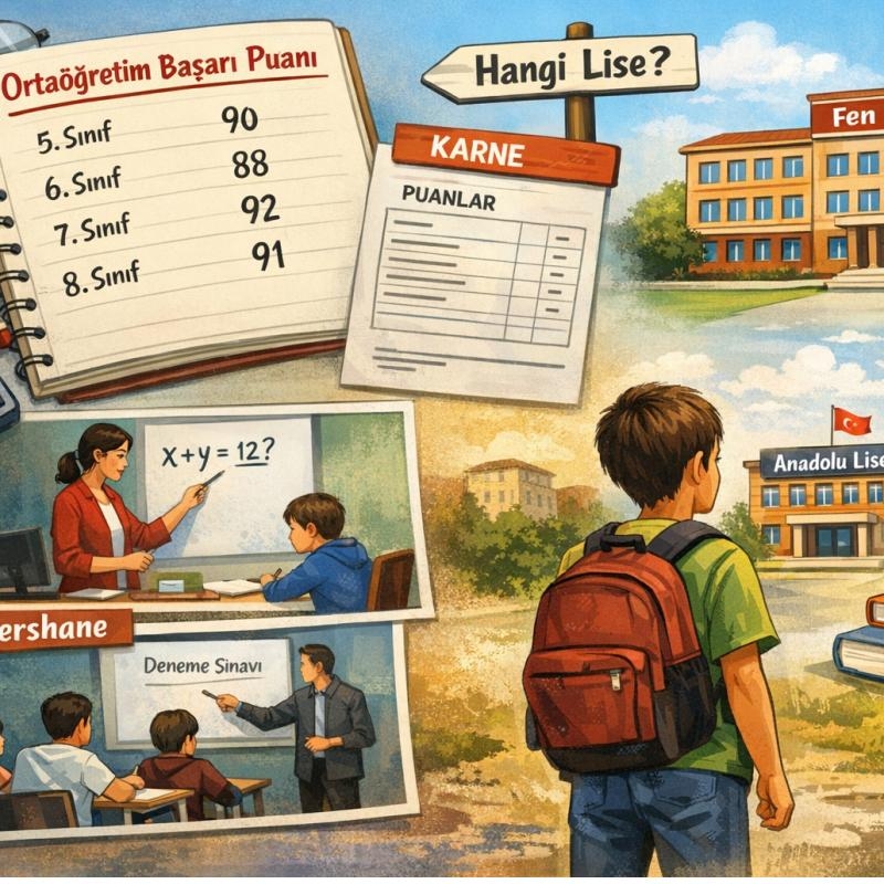 Orta��retim Puan� Lise Se�imini Nas�l Etkiler?
